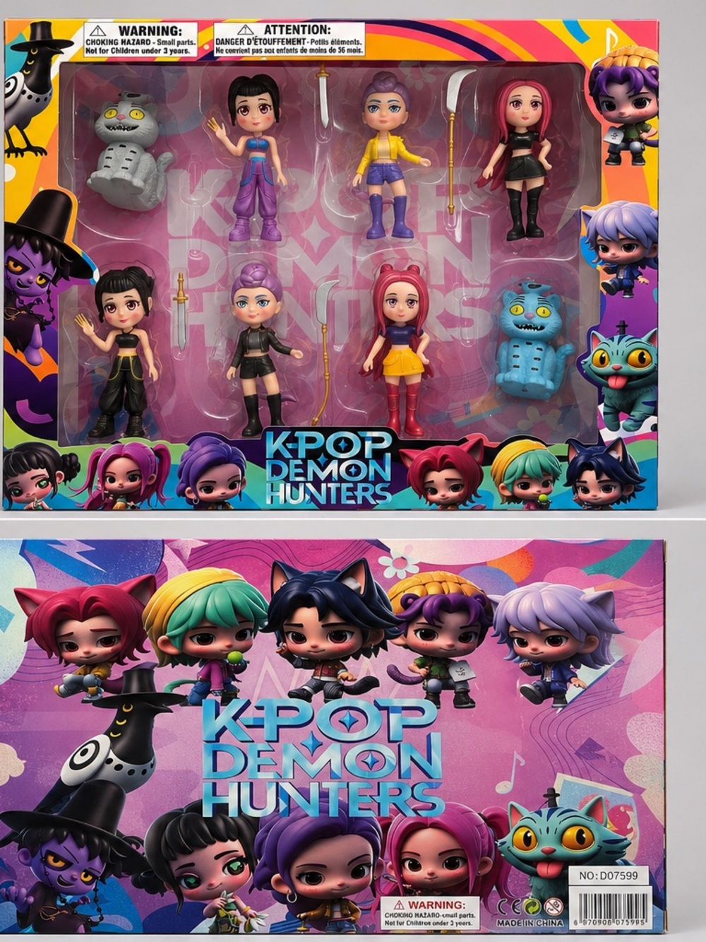 KPOP Demon Hunters Figure Set w/ Accessories & Characters | Brand New Boxed Set